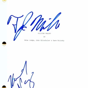 KUMAIL NANJIANI & TJ MILLER SIGNED AUTOGRAPH SILICON VALLEY PILOT SCRIPT W/ ACOA