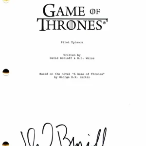 DAVID BENIOFF SIGNED AUTOGRAPH GAME OF THRONES FULL PILOT SCRIPT - VERY RARE!