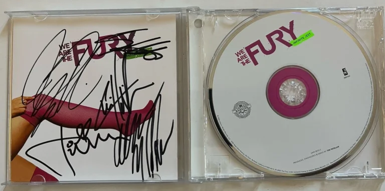 We Are The Fury Infinite Jest Signed Autographed CD Book BAS Guaranteed