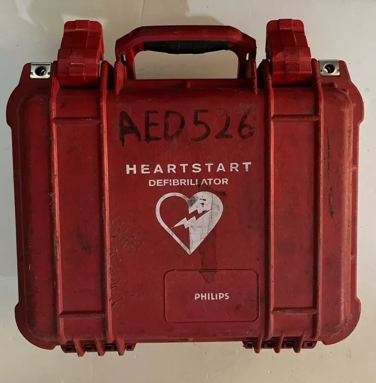 Philips Heart Start FRx AED Defibrillator W/ Case FOR PARTS