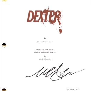 Michael C Hall Signed Autograph Dexter Full Pilot Script Screenplay w/ JSA COA
