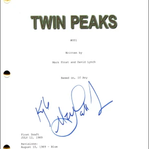 Kyle MacLachlan Signed Autograph Twin Peaks Pilot Script Screenplay Beckett COA