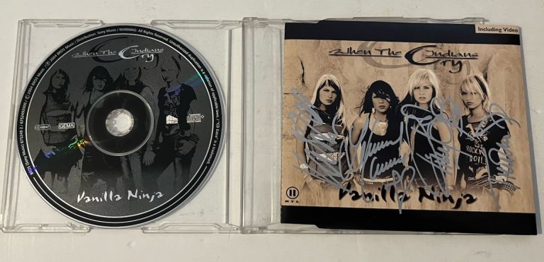 Vanilla Ninja When The Indians Cry Signed Autographed CD Book BAS Guaranteed