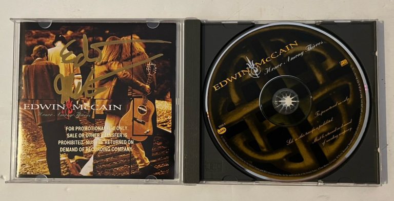Edwin McCain Honor Among Thieves Signed Autographed CD Book BAS Guaranteed