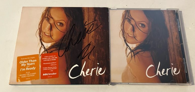 Cherie Older Than My Years Signed Autographed CD Single Book BAS Guaranteed