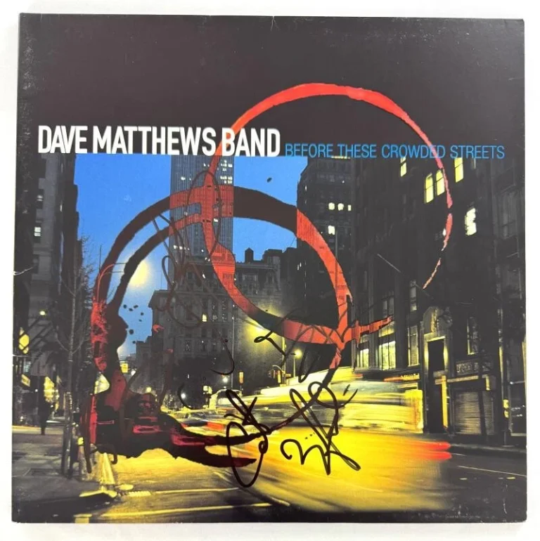 Dave Matthews Band x4 Signed Autograph BTCS Album Vinyl Record w/ Beckett COA