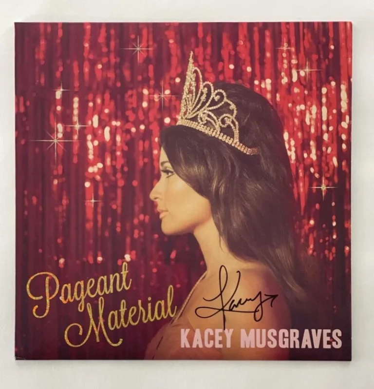 KACEY MUSGRAVES SIGNED AUTOGRAPH ALBUM VINYL RECORD - PAGEANT MATERIAL RARE! JSA