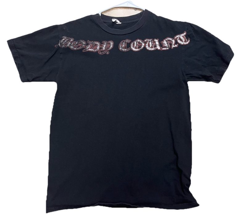 Body Count Vintage 2009 Concert Tour Black T Shirt Size Small