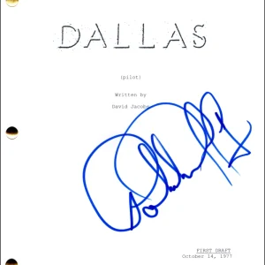 Patrick Duffy Signed Autograph Dallas Full Pilot Script Screenplay - Bobby Ewing