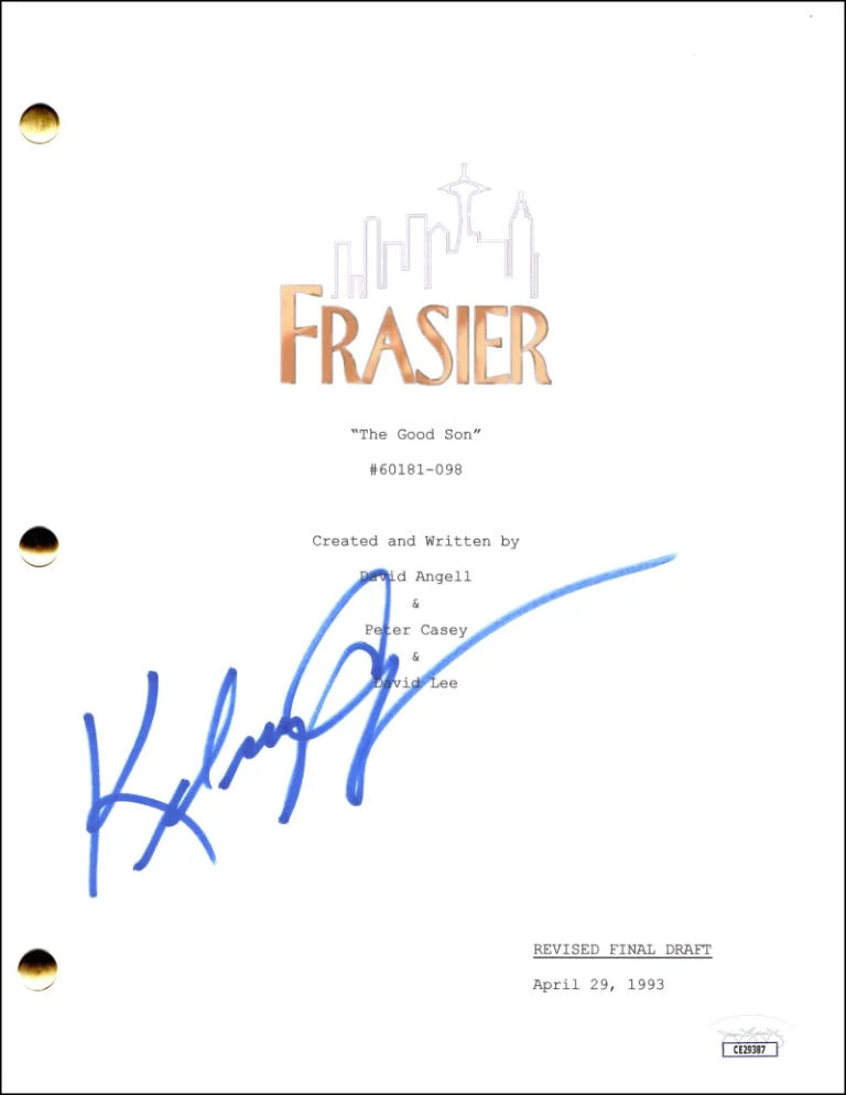 Kelsey Grammer Signed Autograph Frasier Pilot Script Screenplay Dr Crane JSA COA