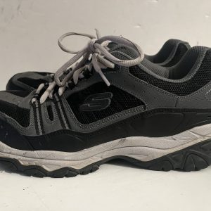 Skechers Athletics Mens Shoes Sz 11 BLACK Memory Foam Running 50124