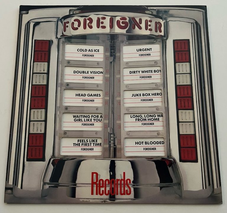 Foreigner Records LP 1982 Atlantic Vinyl Greatest Hits Die Cut Vintage Original