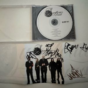 Sunflower Dead: Signed Artwork 5 AUTOGRAPHS nu metal hard rock band all members!