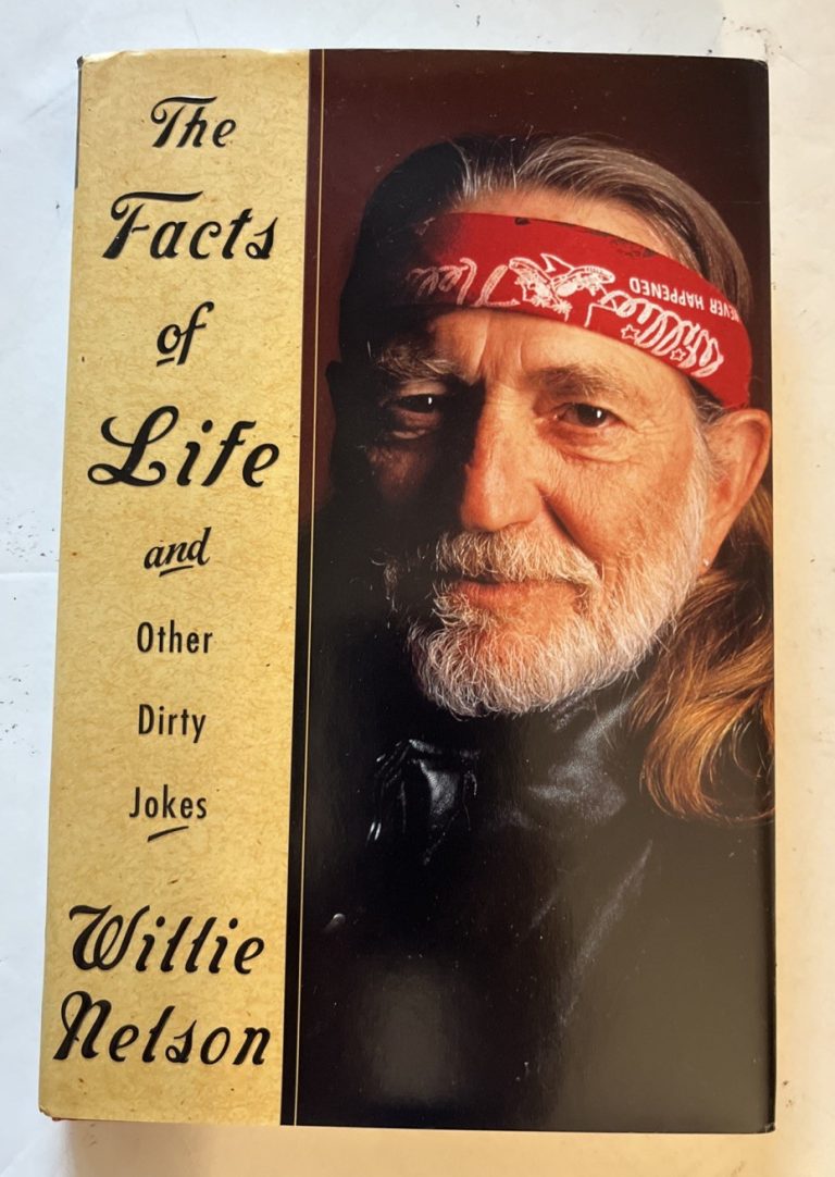 Willie Nelson Facts Of Life Signed Autographed Book BAS Certified