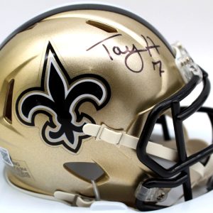 Taysom Hill New Orleans Saints Signed Mini Football Helmet w/Beckett BAS WL70486