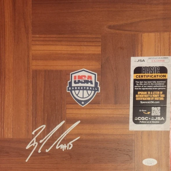 Brittney Griner Signed Floorboard w/ JSA COA #CG18988 Team USA Las Vegas Aces