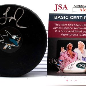 Will Smith Signed San Jose Sharks Hockey Puck w/JSA COA AM91473