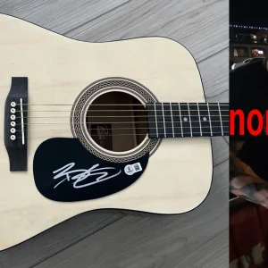 BRANTLEY GILBERT SIGNED AUTOGRAPH ACOUSTIC GUITAR w/EXACT PROOF & BECKETT COA