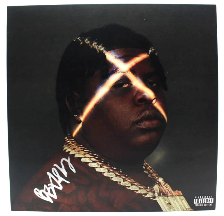 BigXThaPlug Signed Take Care Vinyl Album LP Cover W/BECKETT COA BAS BV10350