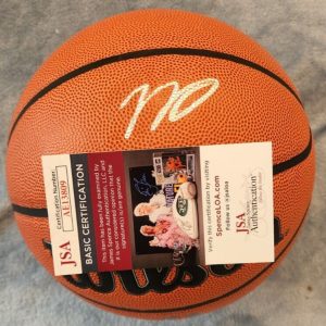 Zach LaVine Signed NBA Basketball w/ JSA COA #AE13809 Chicago Bulls