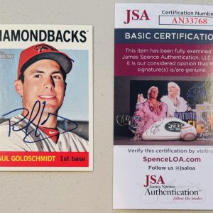 Paul Goldschmidt Signed Autographed 2013 Topps Heritage Card #304 JSA Cert