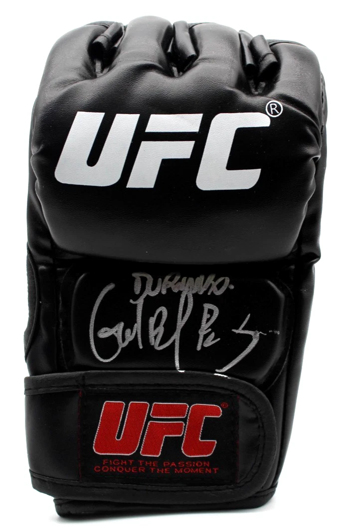 Gilbert Burns Signed UFC Training Glove MMA Champion w/Beckett COA BAS BU41426