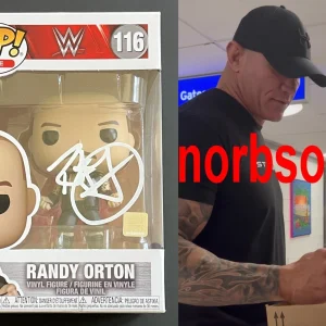 RANDY ORTON SIGNED AUTOGRAPH WWE POP FUNKO 116 w/EXACT VIDEO PROOF & BECKETT COA