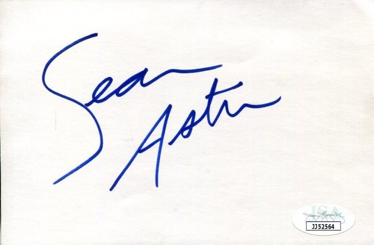 Sean Astin Lord of the Rings The Goonies Stranger Things Signed Autograph JSA