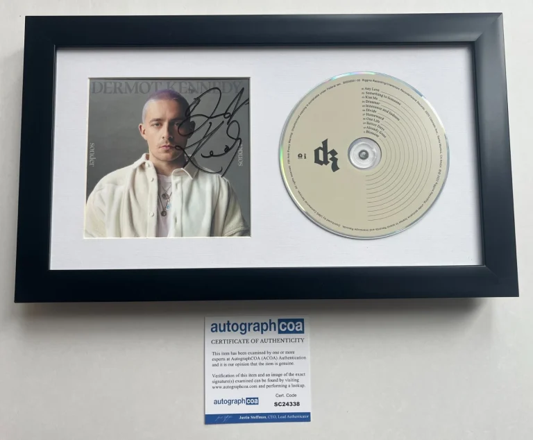 DERMOT KENNEDY SIGNED SONDER FRAMED & MATTED CD w/ AUTOGRAPH COA ACOA