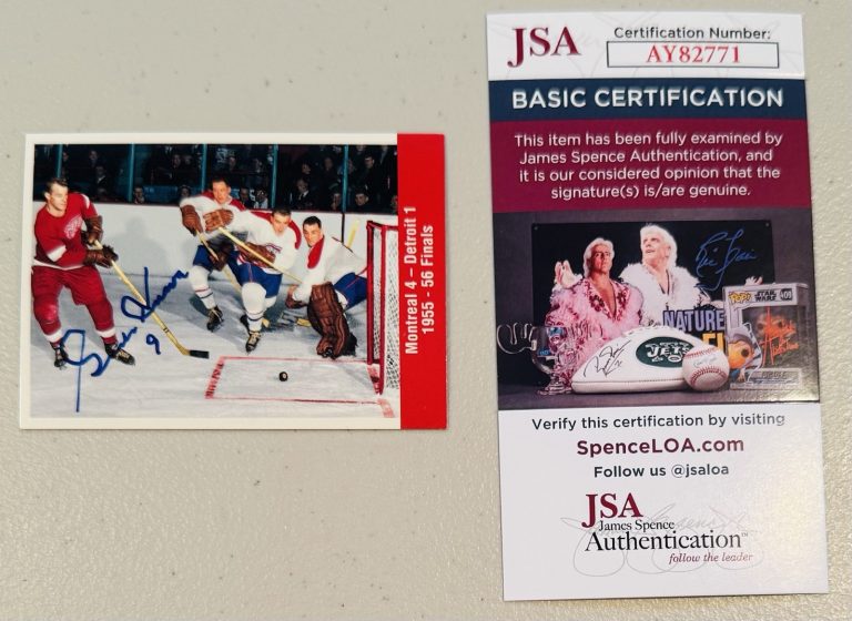 Gordie Howe Signed Autographed 1994 Parkhurst Missing Link Card #177 JSA Cert
