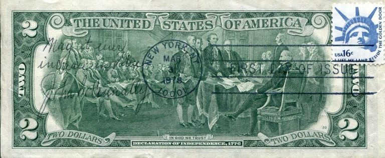 John Connally Governor Texas JFK Secretary Treasury Signed Autograph $2 Bill