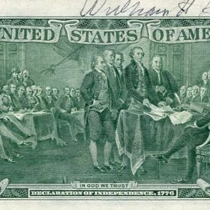 William Rehnquist US Supreme Court Chief Justice Judge Signed Autograph $2 Bill