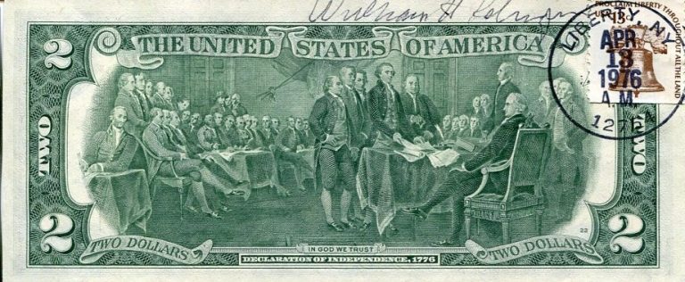 William Rehnquist US Supreme Court Chief Justice Judge Signed Autograph $2 Bill