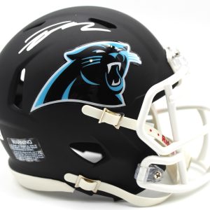 Tetaiora McMillan Signed Carolina Panthers Custom Mini Helmet w/Beckett BS38106