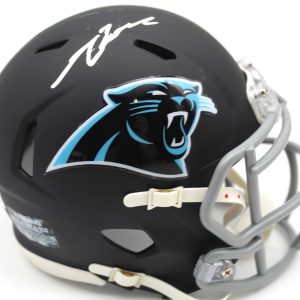 Tetaiora McMillan Signed Carolina Panthers Custom Mini Helmet w/Beckett BS38110