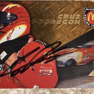 Cruz Pedregon Signed Trading Card Nhra Drag Racing Legend Autographed