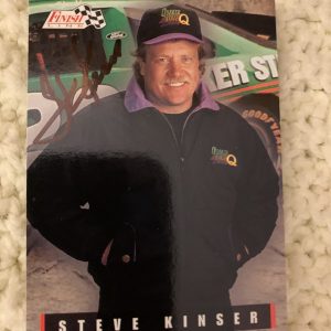 Signed Trading Card Indy 500 Car Indianapolis Steve Kinser WoO Nascar Autograph