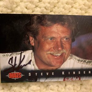 Signed Trading Card Indy 500 Car Indianapolis Steve Kinser WoO Nascar Autograph