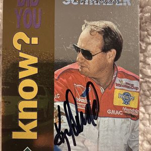 Ken Schrader signed Trading Card Autographed Nascar
