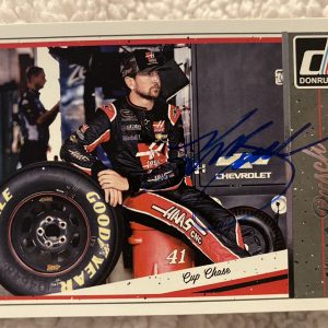 Signed Trading Card Kurt Busch Nascar Racing Autographed