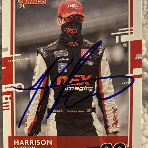 Harrison Burton Signed Trading Card Nascar Racing Autographed