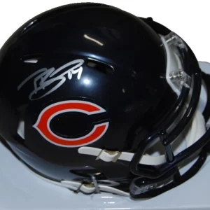 TYSON BADGENT signed (CHICAGO BEARS) mini football helmet BECKETT BAS BV10322