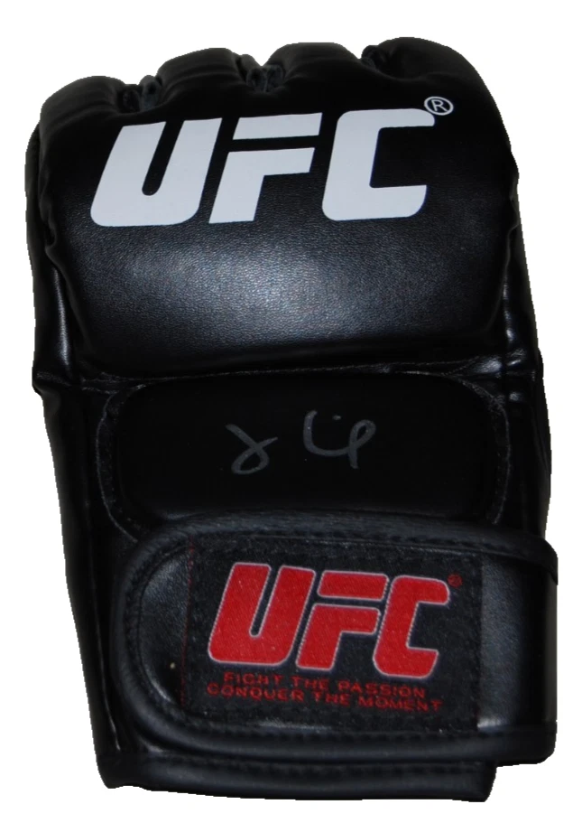 JON ANIK signed (UFC) ESPN Commentator MMA Fighting glove BECKETT BAS BV10199