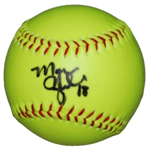 MORGAN ZERKLE signed (BANDITS) MARSHALL USA Softball 11" BECKETT BAS BV11365
