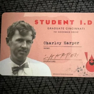 The Graduate Hotel Card Charley Harper Student ID Art Institute