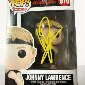 WILLIAM ZABKA signed (COBRA KAI) Johnny Lawrence Funko Pop #970 BECKETT 4W124567