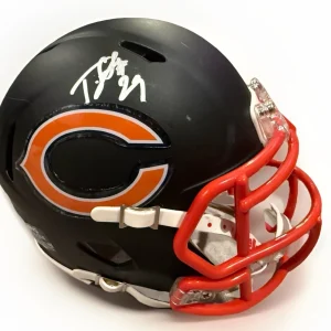 TYRIQUE STEVENSON signed (CHICAGO BEARS) mini football helmet BECKETT BT56200