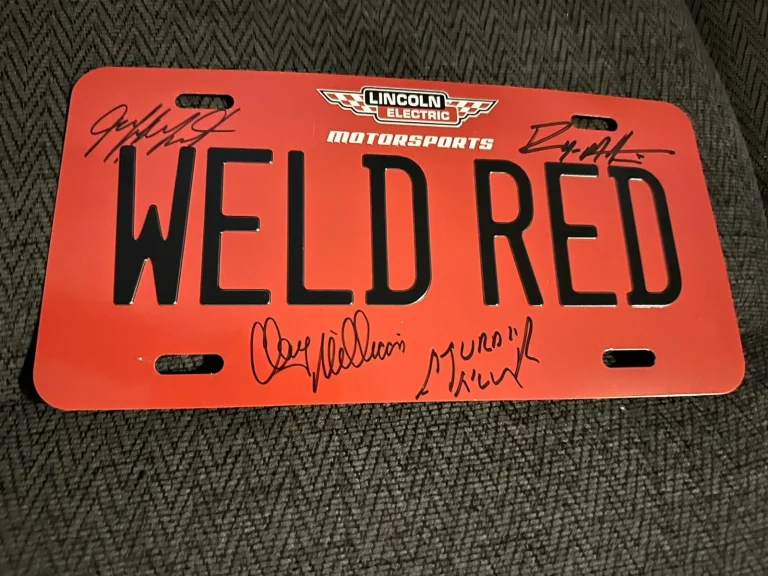 Ryan Martin Murder Nova Jeff Lutz Clay Millican Signed Vanity License Plate