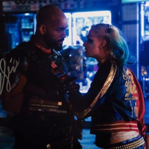 Will Smith Margot Robbie Signed Autographed 11X14 Photo Suicide Squad GV849469