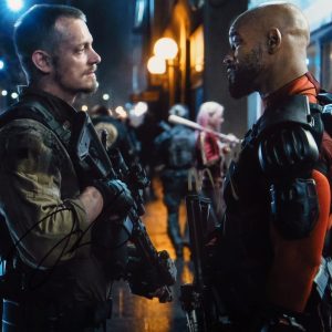 Will Smith Joel Kinneman Signed Autographed 11X14 Photo Suicide Squad GV849470